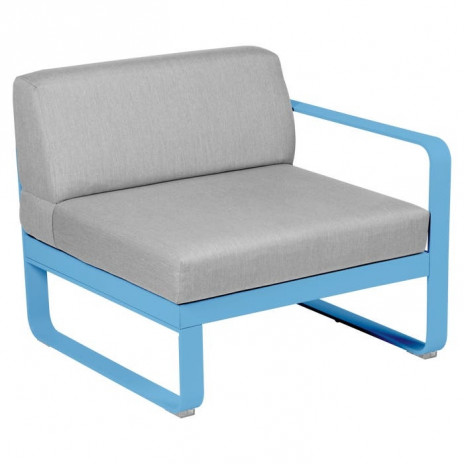 Module droit BELLEVIE 1 place gris flanelle