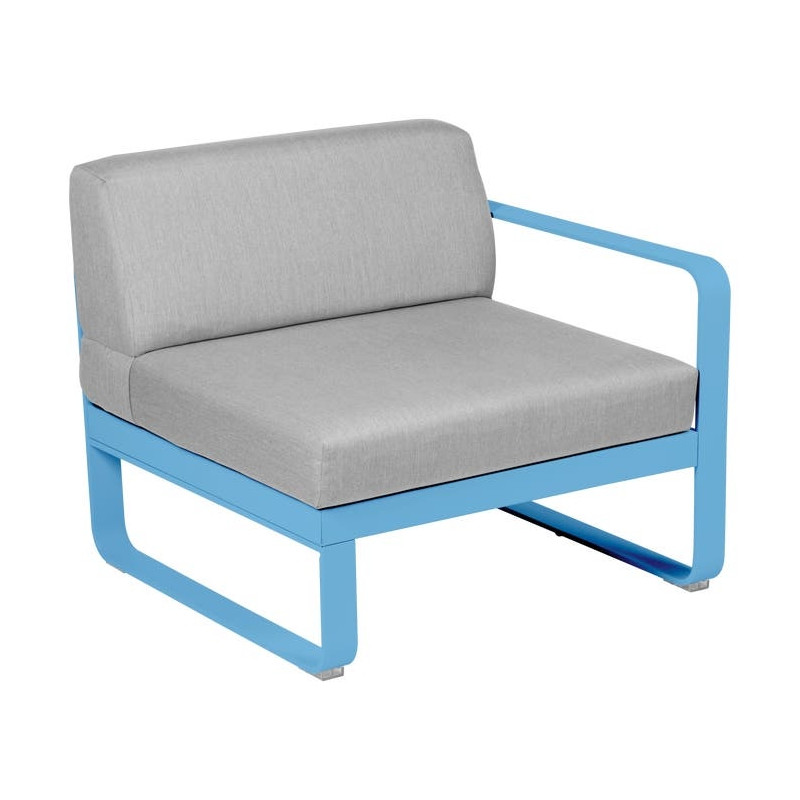 Module droit BELLEVIE 1 place gris flanelle
