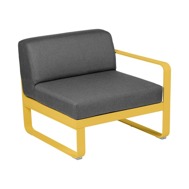 Module droit BELLEVIE 1 place gris graphite