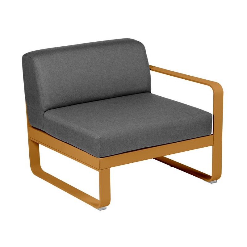 Module droit BELLEVIE 1 place gris graphite