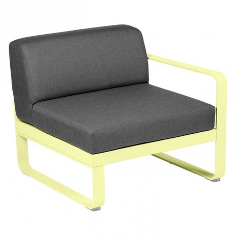 Module droit BELLEVIE 1 place gris graphite