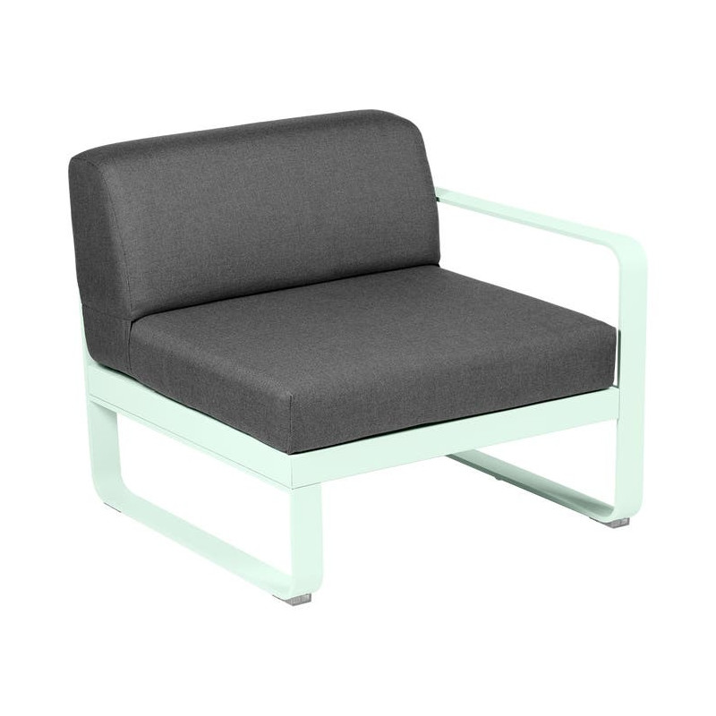 Module droit BELLEVIE 1 place gris graphite