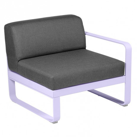 Module droit BELLEVIE 1 place gris graphite