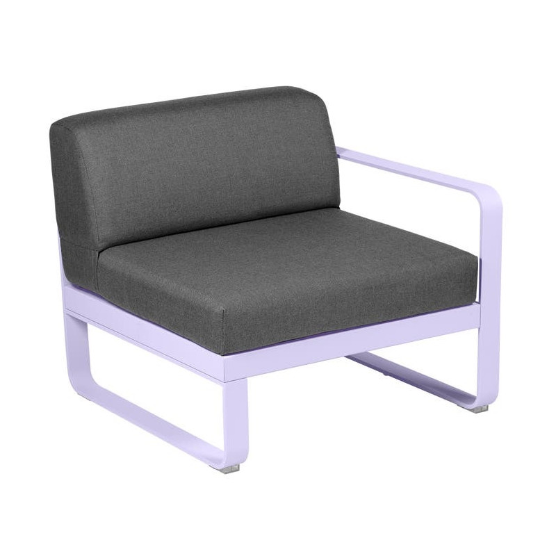 Module droit BELLEVIE 1 place gris graphite