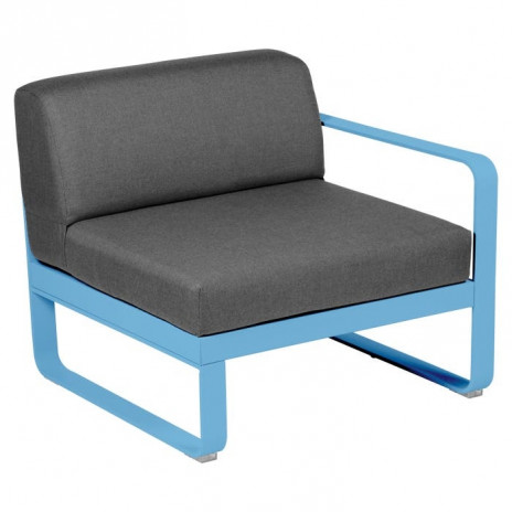 Module droit BELLEVIE 1 place gris graphite