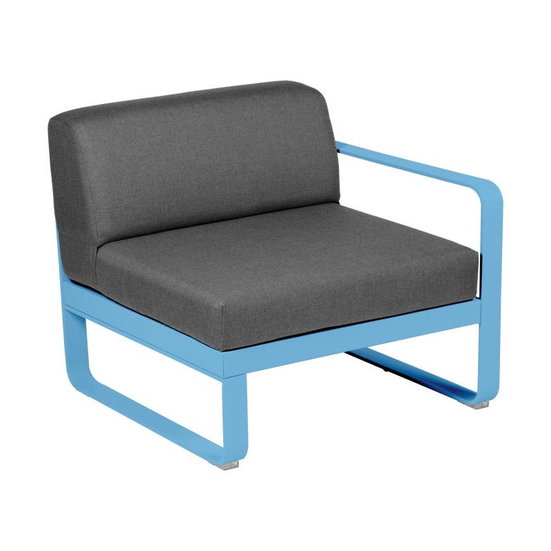 Module droit BELLEVIE 1 place gris graphite
