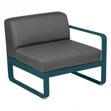 Module droit BELLEVIE 1 place gris graphite