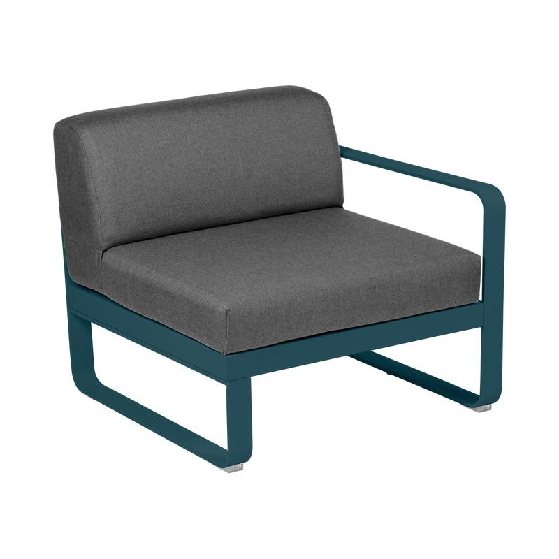 Module droit BELLEVIE 1 place gris graphite
