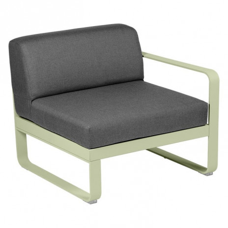 Module droit BELLEVIE 1 place gris graphite