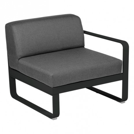 Module droit BELLEVIE 1 place gris graphite