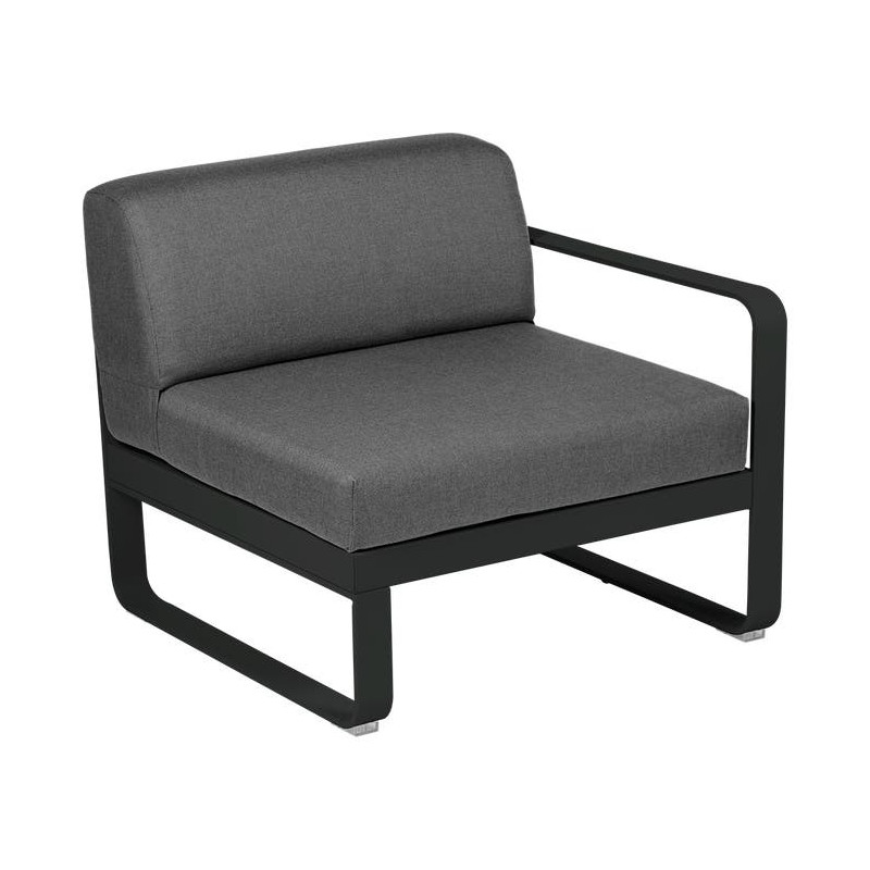 Module droit BELLEVIE 1 place gris graphite