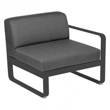 Module droit BELLEVIE 1 place gris graphite