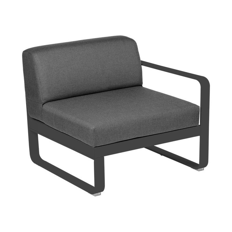 Module droit BELLEVIE 1 place gris graphite