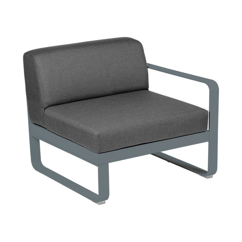 Module droit BELLEVIE 1 place gris graphite