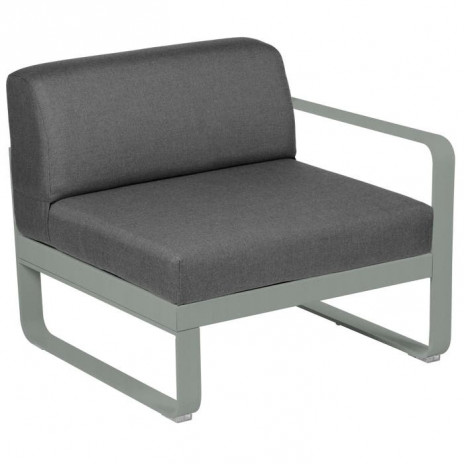 Module droit BELLEVIE 1 place gris graphite