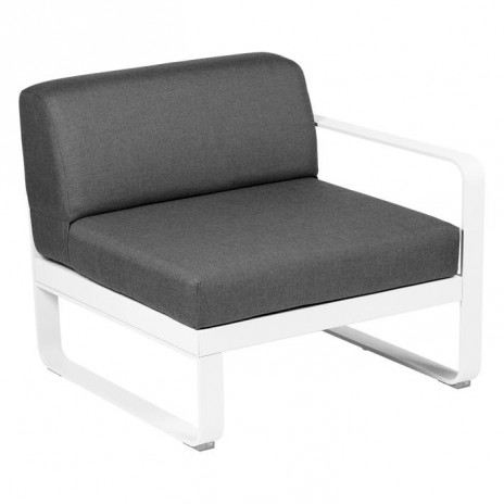 Module droit BELLEVIE 1 place gris graphite