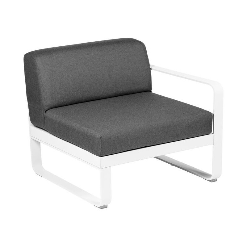 Module droit BELLEVIE 1 place gris graphite