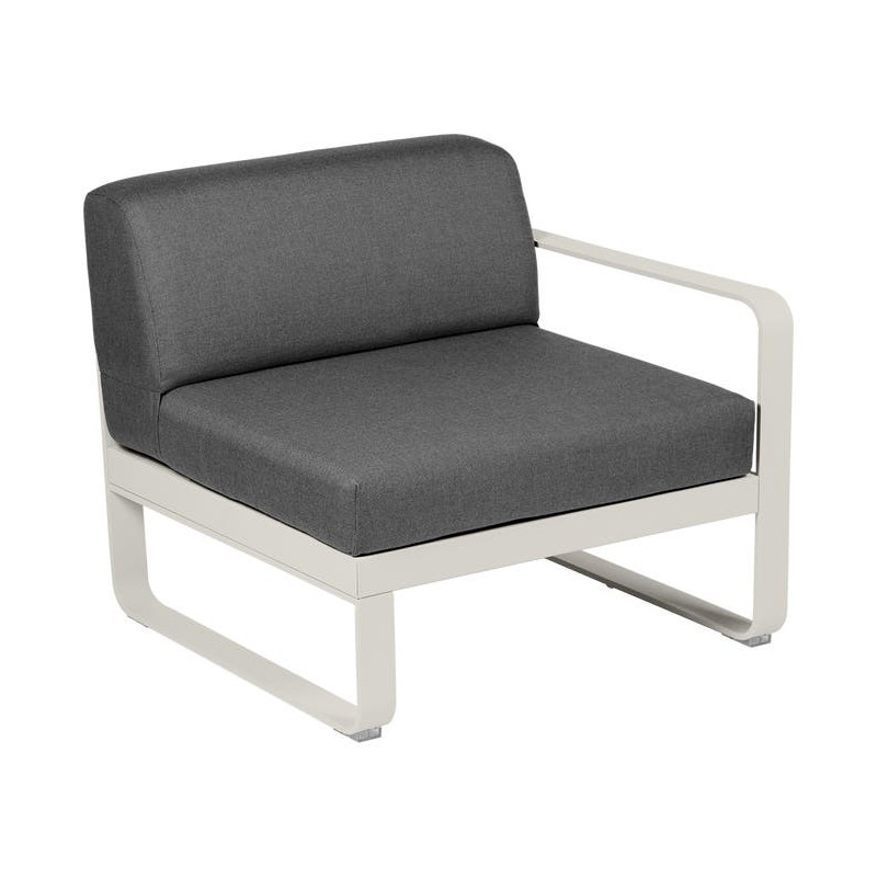 Module droit BELLEVIE 1 place gris graphite