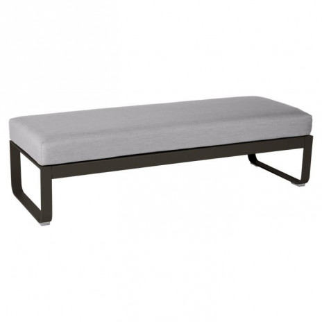 BANQUETTE 2 PLACES BELLEVIE gris flanelle