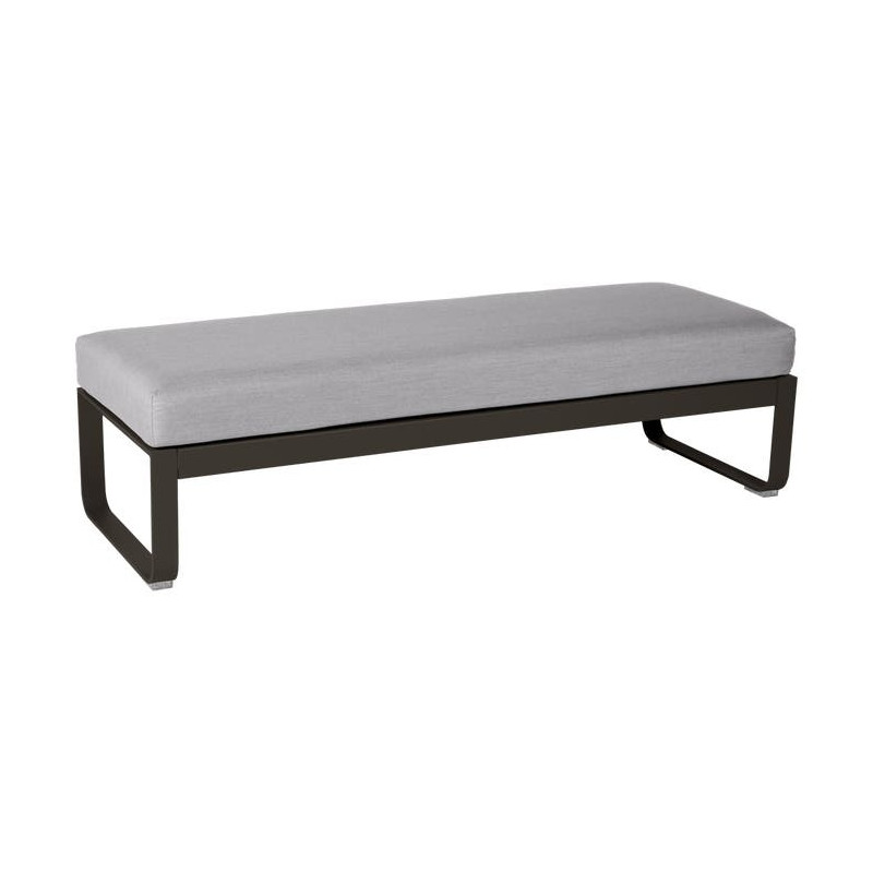 BANQUETTE 2 PLACES BELLEVIE gris flanelle