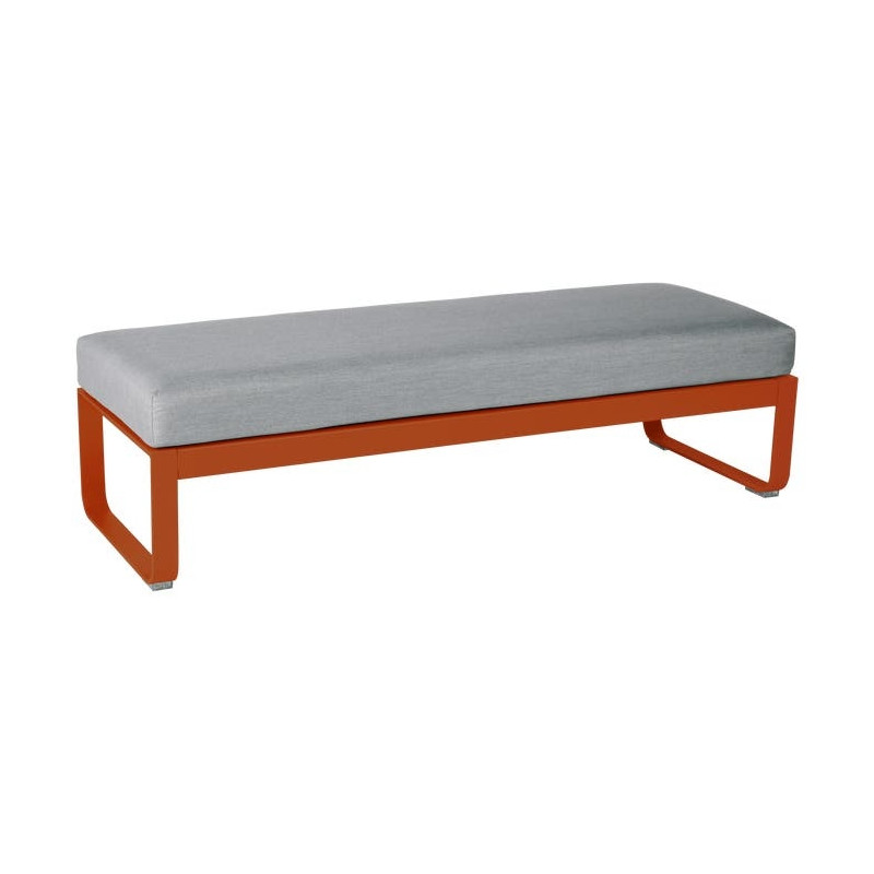 BANQUETTE 2 PLACES BELLEVIE gris flanelle