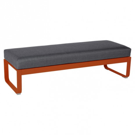 BANQUETTE 2 PLACES BELLEVIE gris graphite