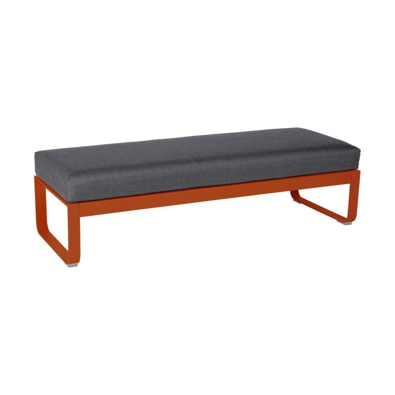 BANQUETTE 2 PLACES BELLEVIE gris graphite