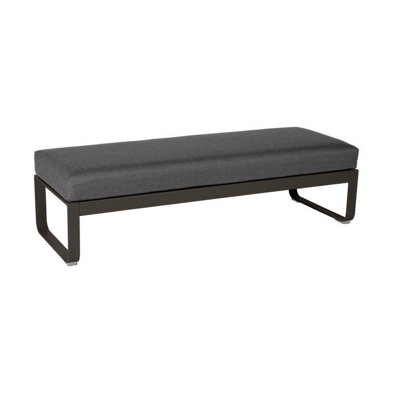 BANQUETTE 2 PLACES BELLEVIE gris graphite