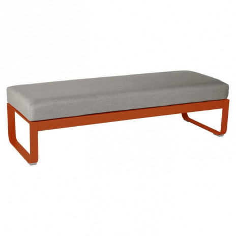 BANQUETTE 2 PLACES BELLEVIE taupe grisé