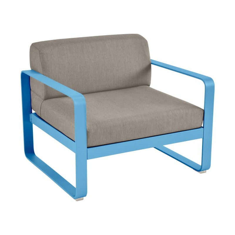 Fauteuil BELLEVIE taupe grisé
