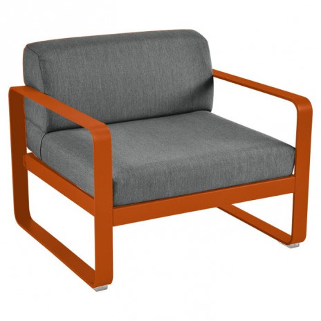 Fauteuil BELLEVIE gris graphite