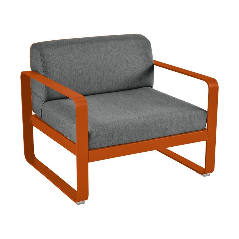 Fauteuil BELLEVIE gris graphite