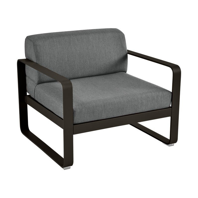 Fauteuil BELLEVIE gris graphite