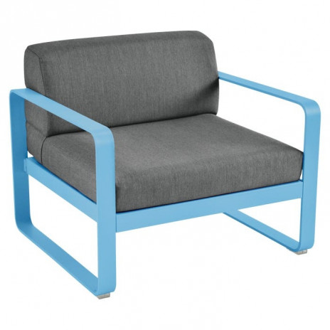Fauteuil BELLEVIE gris graphite