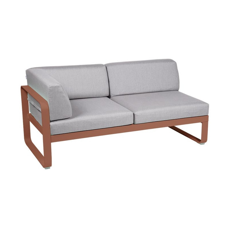 Module d'angle Gauche 2 Places Bellevie gris flanelle