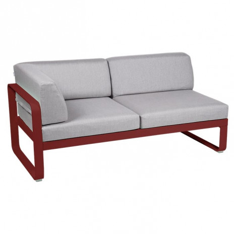 Module d'angle Gauche 2 Places Bellevie gris flanelle