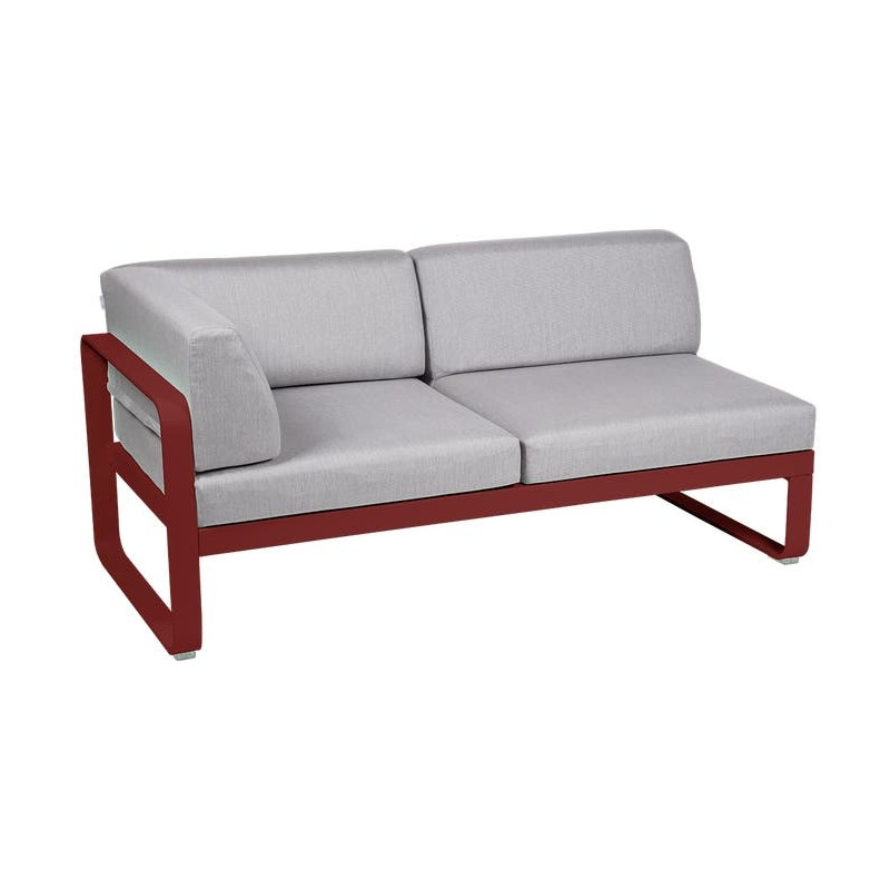 Module d'angle Gauche 2 Places Bellevie gris flanelle
