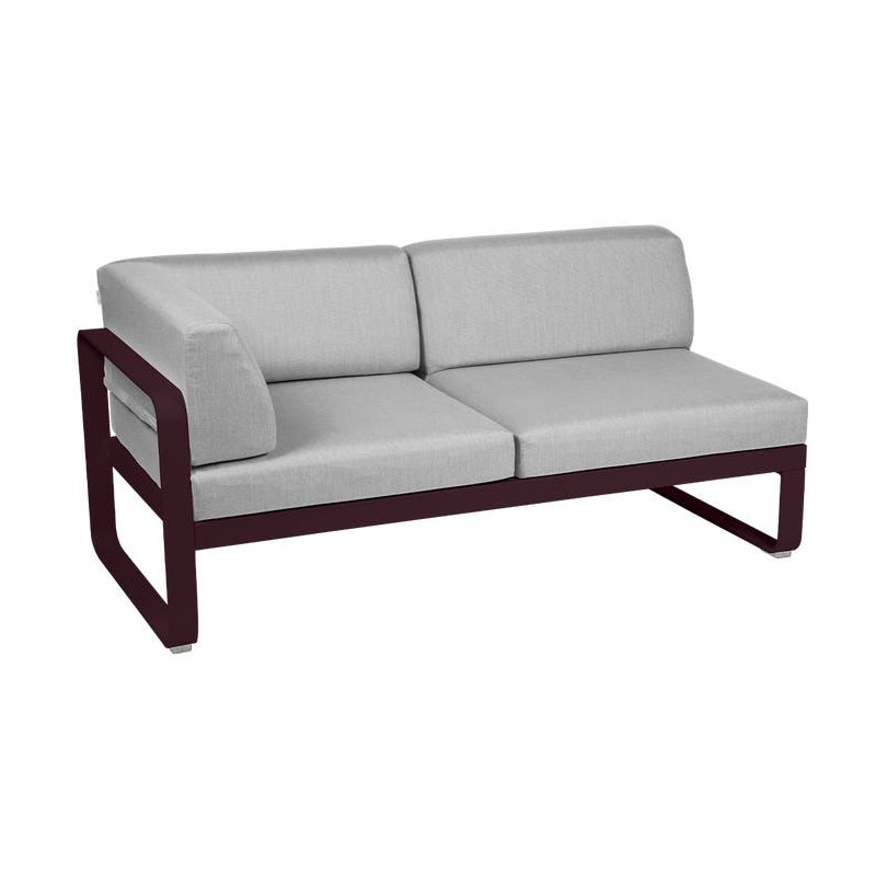 Module d'angle Gauche 2 Places Bellevie gris flanelle