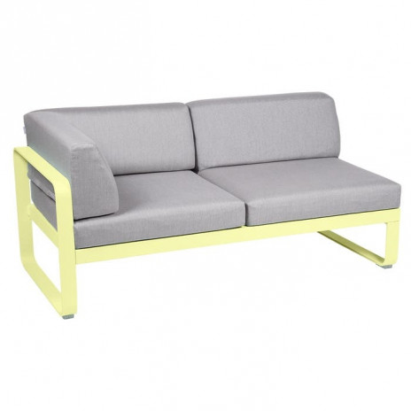 Module d'angle Gauche 2 Places Bellevie gris flanelle