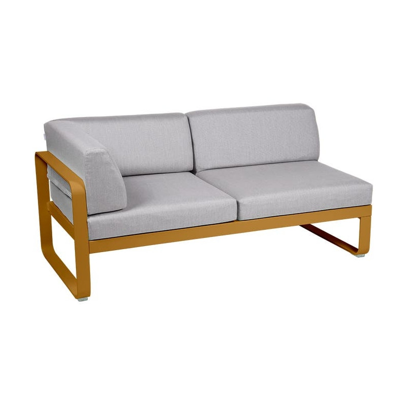 Module d'angle Gauche 2 Places Bellevie gris flanelle