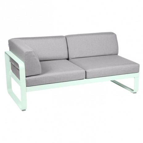 Module d'angle Gauche 2 Places Bellevie gris flanelle