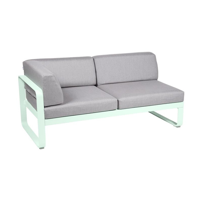 Module d'angle Gauche 2 Places Bellevie gris flanelle