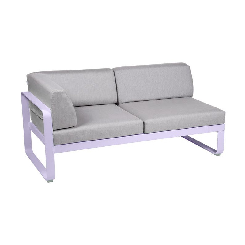 Module d'angle Gauche 2 Places Bellevie gris flanelle