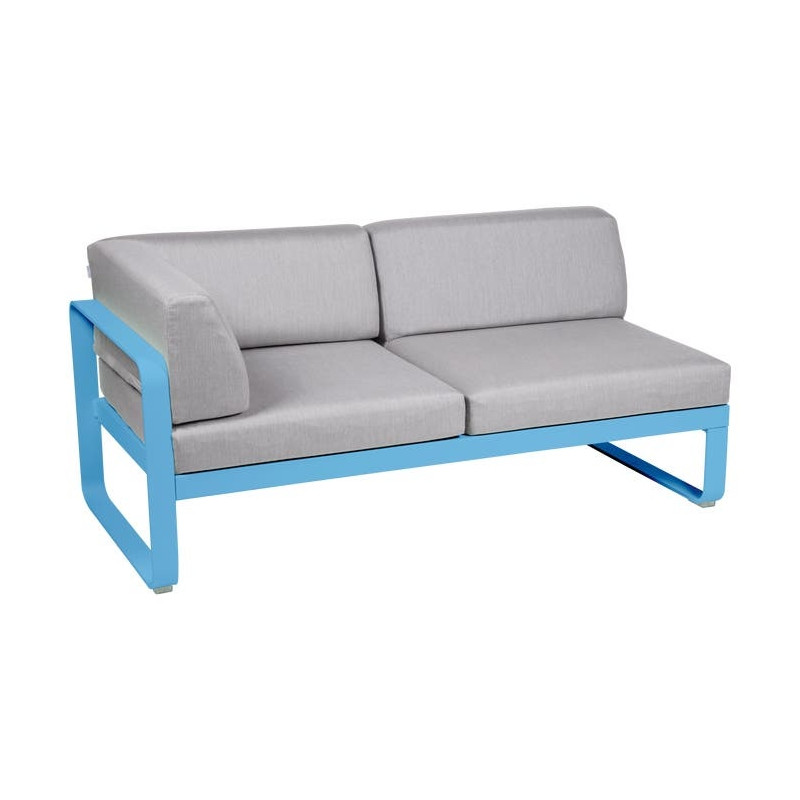 Module d'angle Gauche 2 Places Bellevie gris flanelle