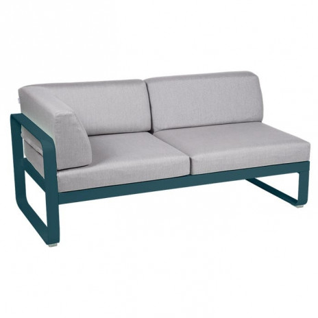 Module d'angle Gauche 2 Places Bellevie gris flanelle