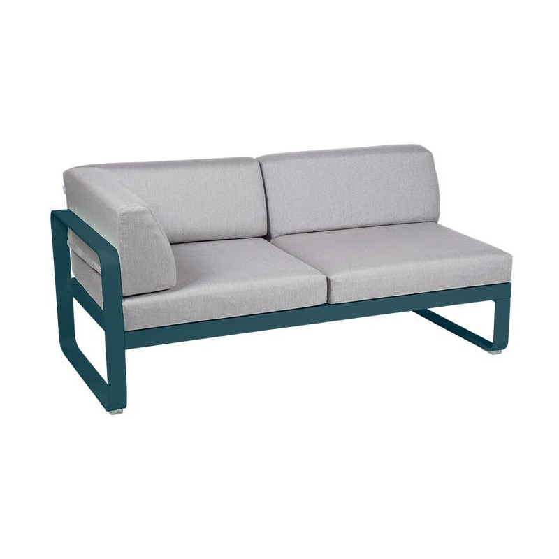 Module d'angle Gauche 2 Places Bellevie gris flanelle
