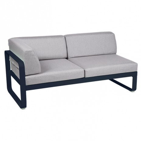 Module d'angle Gauche 2 Places Bellevie gris flanelle