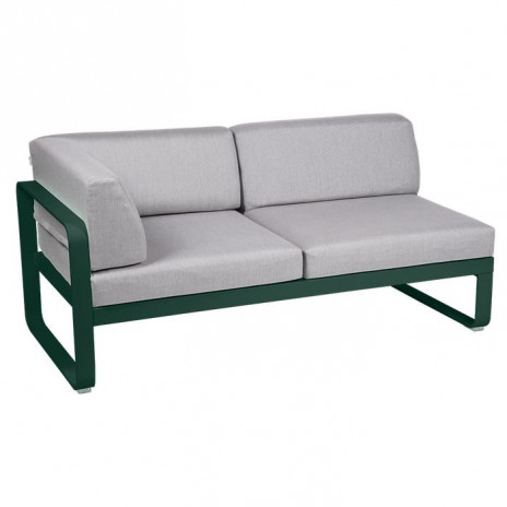 Module d'angle Gauche 2 Places Bellevie gris flanelle