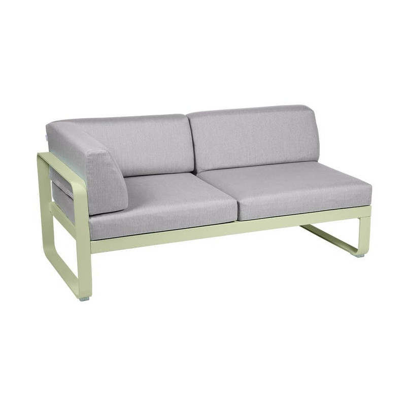 Module d'angle Gauche 2 Places Bellevie gris flanelle