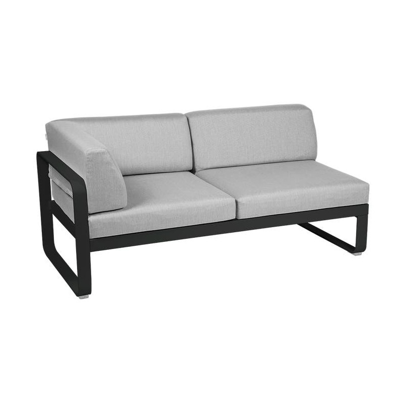 Module d'angle Gauche 2 Places Bellevie gris flanelle